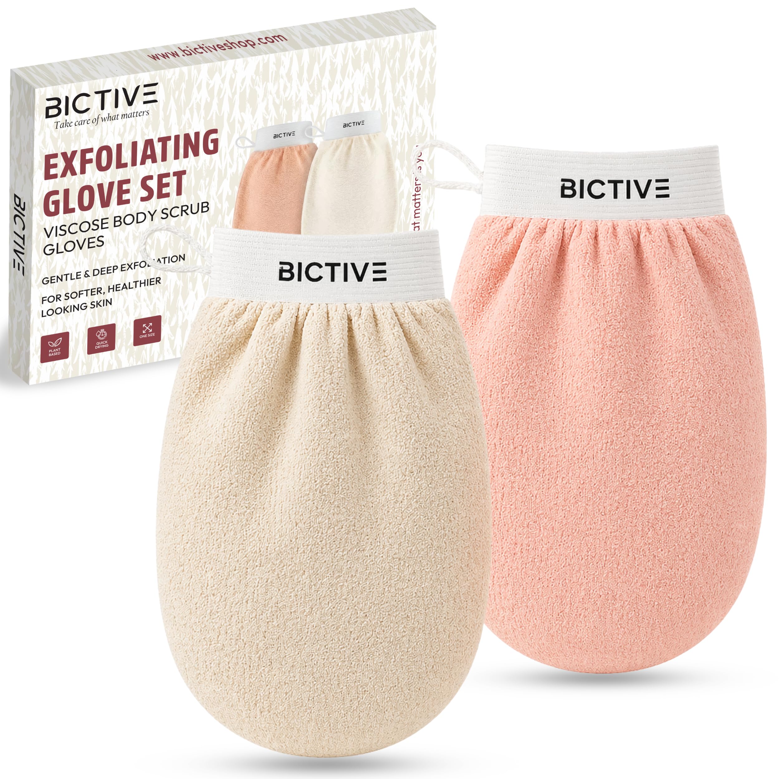 Gants Exfoliants pour le Corps. Gant Kessa qui Adoucit et Embellit la Peau. En Fibres D'origine Végétale. Gant de Crin pour Gommage sous la Douche. Gant Hammam. Deux Unités