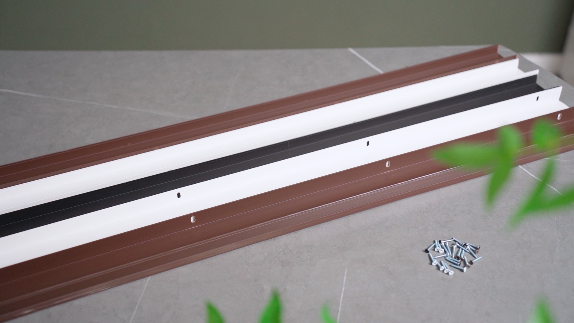 Lineshading 2 Sets Door Sweep Plastic PVC 1 3/4