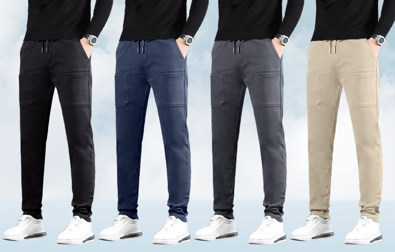 Mencomfy Cargo Pants Multipants - High Stretch Multi-Pocket