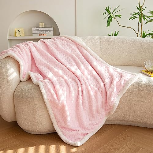 Miniatura 5 de Love - Manta para perro con textura de corazón para perros grandes, manta de gato grande, lavable para protección del sofá, manta de forro polar