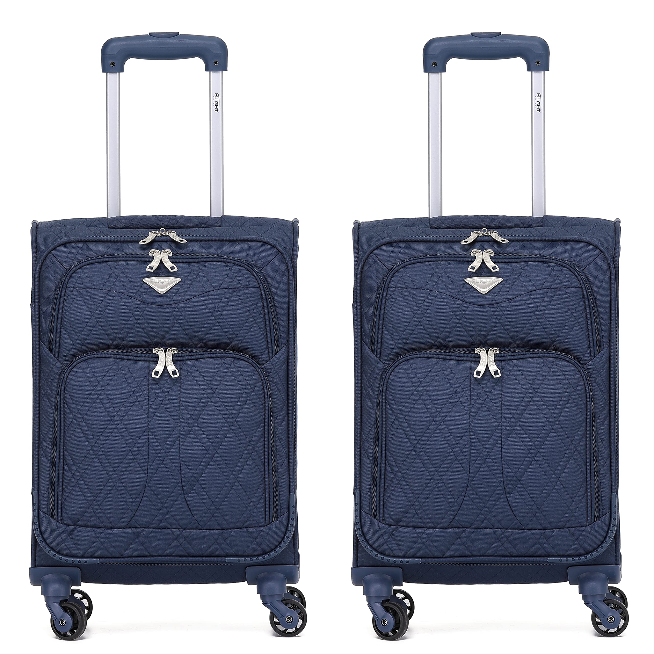 Flight Knight Lightweight 4 Wheel 800D Soft Case Suitcases Anti Crack Cabin & Hold Luggage Options Approved for Over 100 Airlines Including easyJet, BA & Many More! — view 45