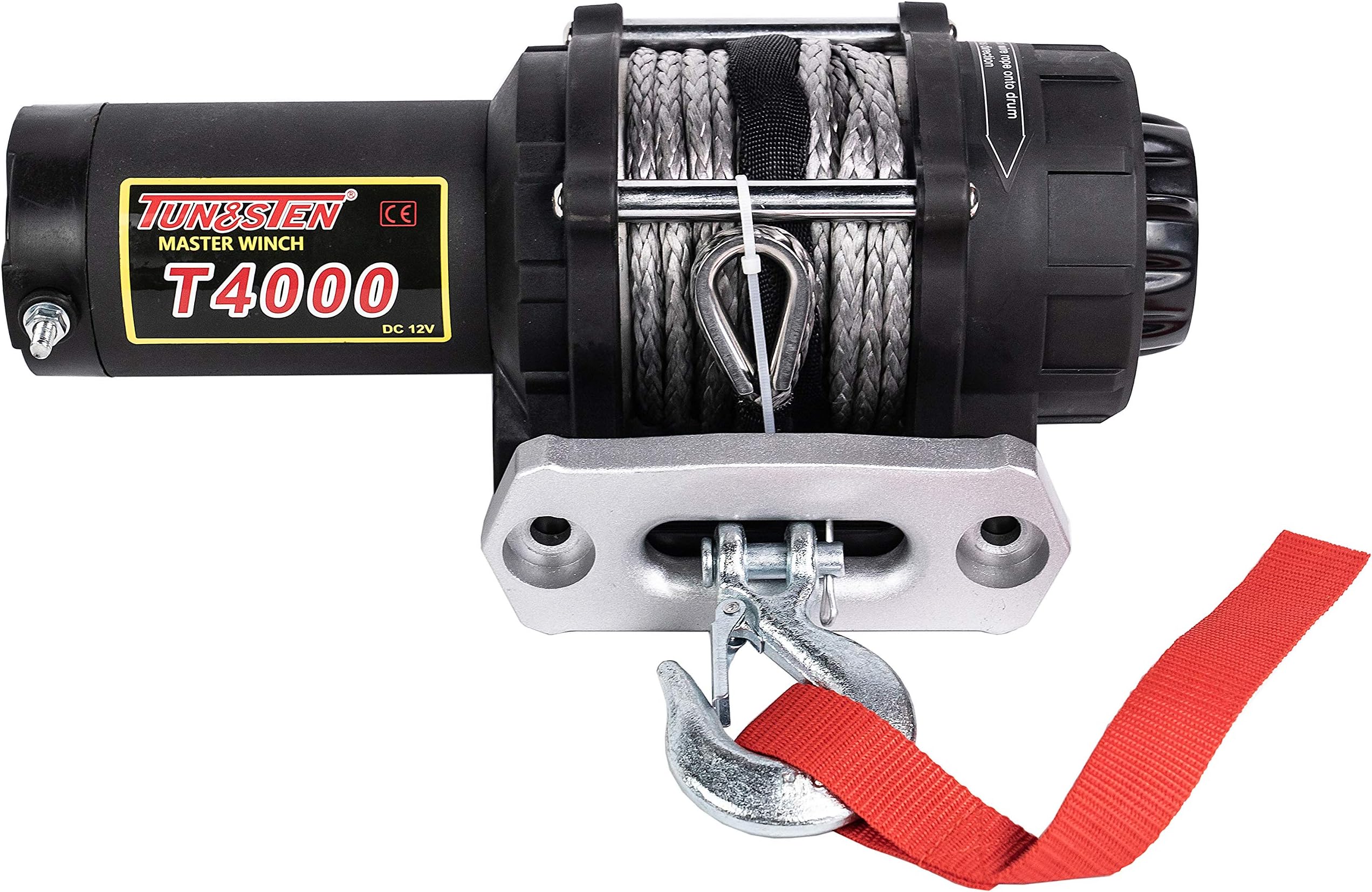 Tungsten4x4 T4000S 1.9 HP ATV/UTV Winch 4000 lbs Capacity Waterproof with Synthetic Rope