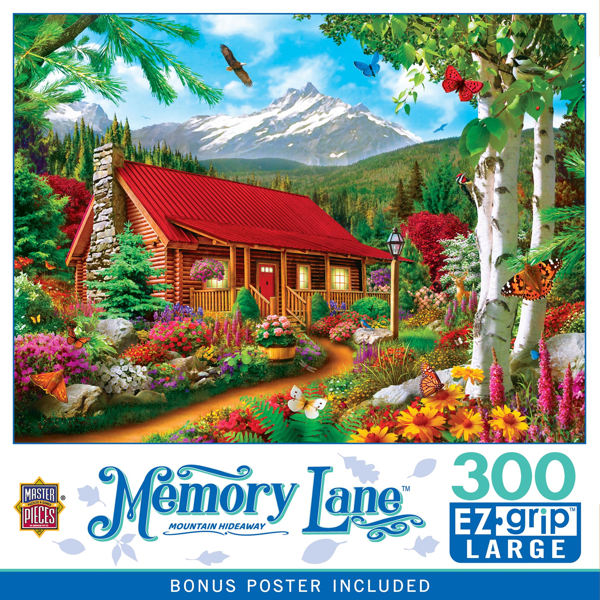 Amazon.com: MasterPieces - 300 Piece Jigsaw Puzzle, Large EZ Grip