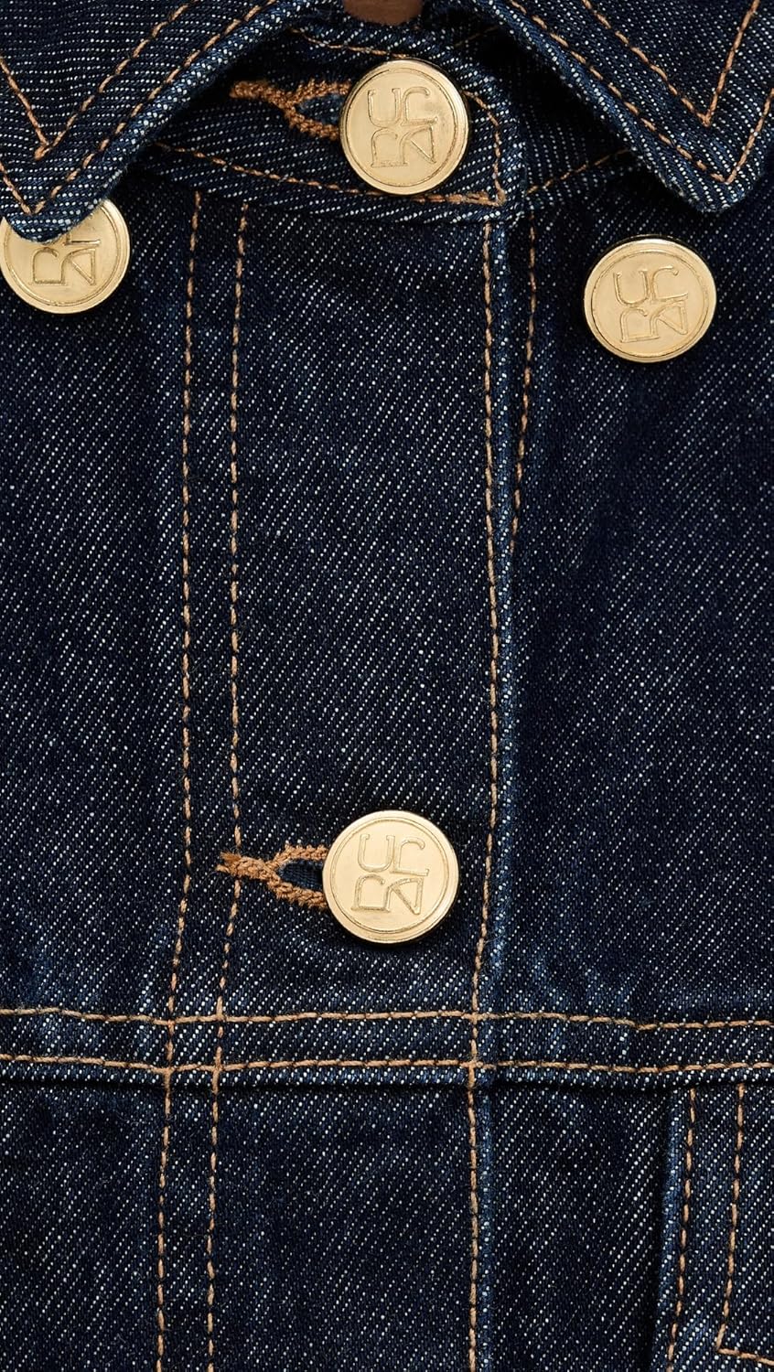 Ulla Johnson Women's The Agata Denim Cape Jacket - Image 6