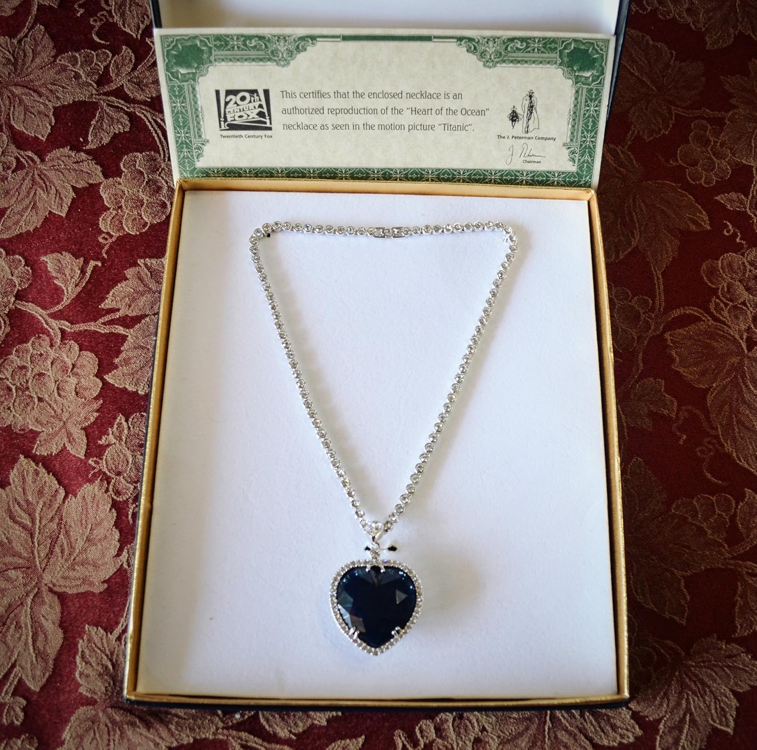 J Peterman The Heart Of The Ocean Price J Peterman Company Heart