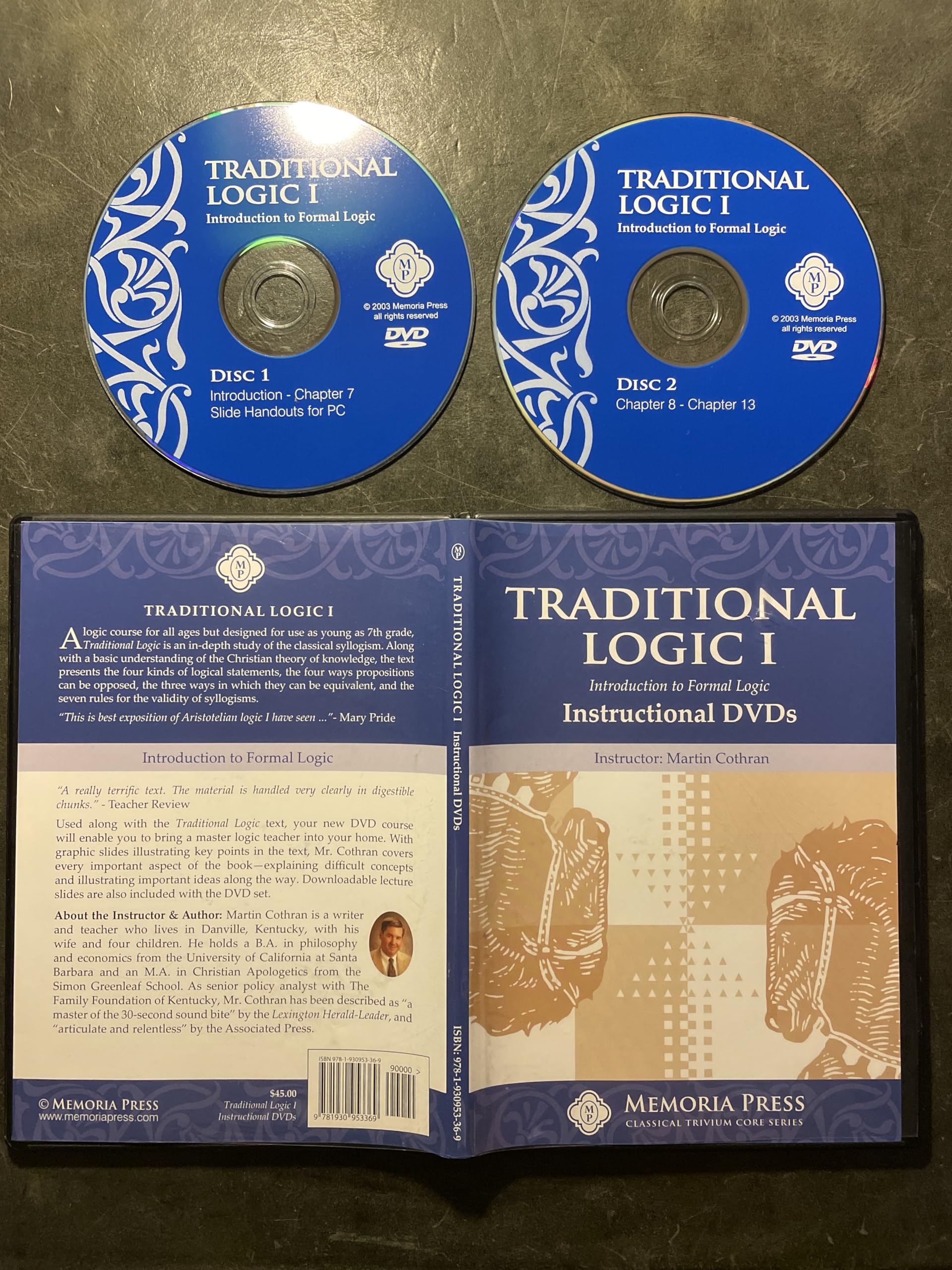 Traditional Logic I, Instructional DVDs