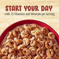 Vista 3 de Cheerios Cereal de desayuno crujiente de avena y canela, caja de 18.2 onzas (paquete de 12)