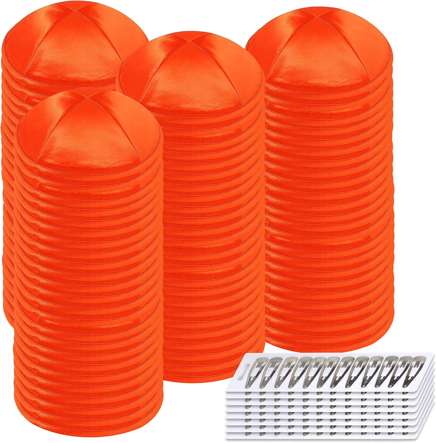 Zion Judaica Deluxe Satin Kippot with Imprint for Your Event Order Any Quantity