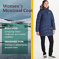 Vista 28 de MARMOT Chaqueta acolchada de plumón Montreal hasta la mitad del muslo para mujer