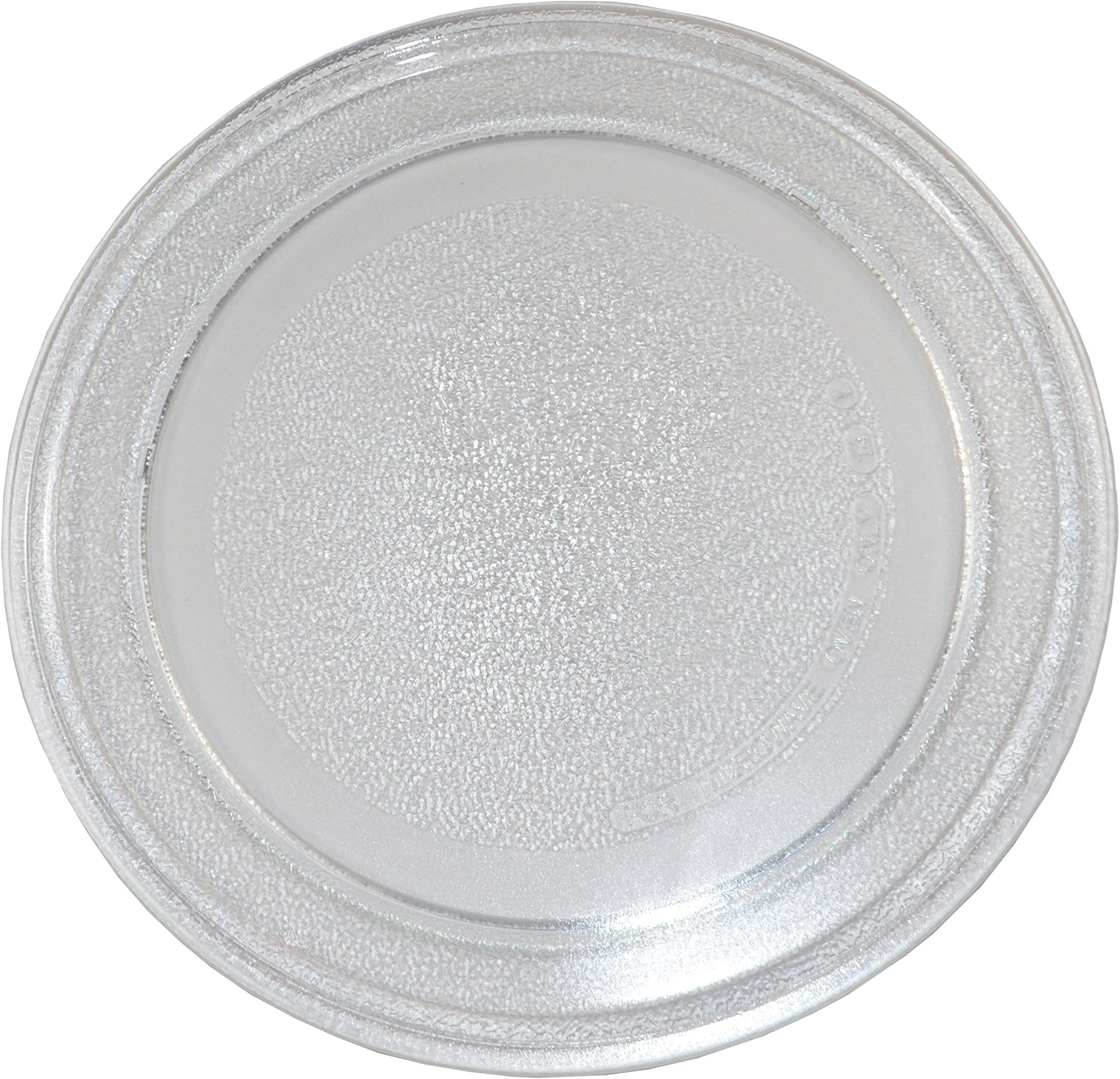 HQRP 9-5/8 inch Glass Turntable Tray compatible with Sunbeam SBM7700B SBM7700W SGDJ701 SGS90701B01 SMO7O1A7E SM07O1A7E SMO701A7E 3390W1A035 SM0701A7E Microwave Oven Cooking Plate 245mm