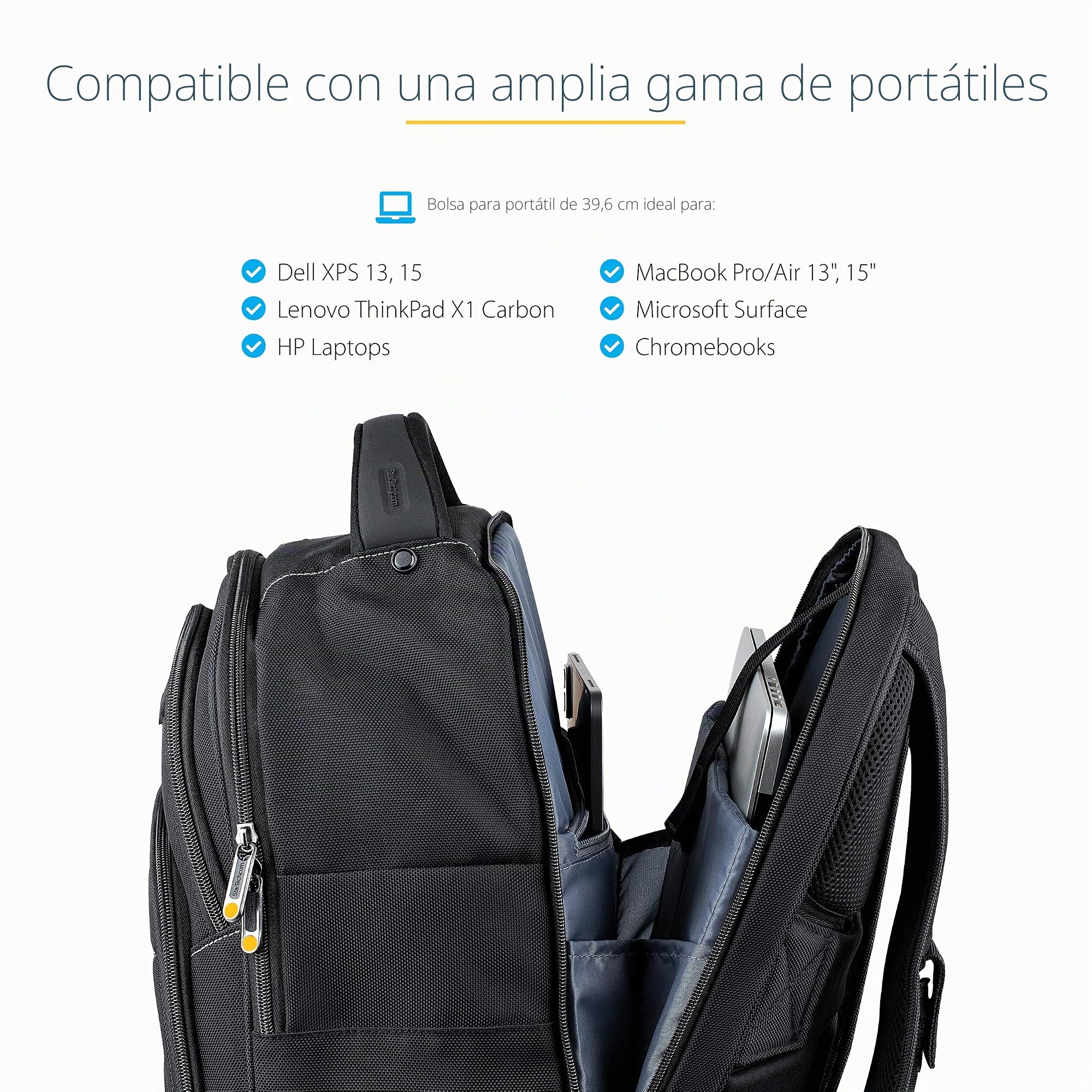 StarTech.com Laptop Backpack with Removable Accessory Case