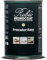 Vista 7 de Rubio Monocoat Precolor Easy, tinte y pre-tratamiento para madera a base de agua de secado rápido, 20 pies² - Blanco Alpaca Tinte de unión