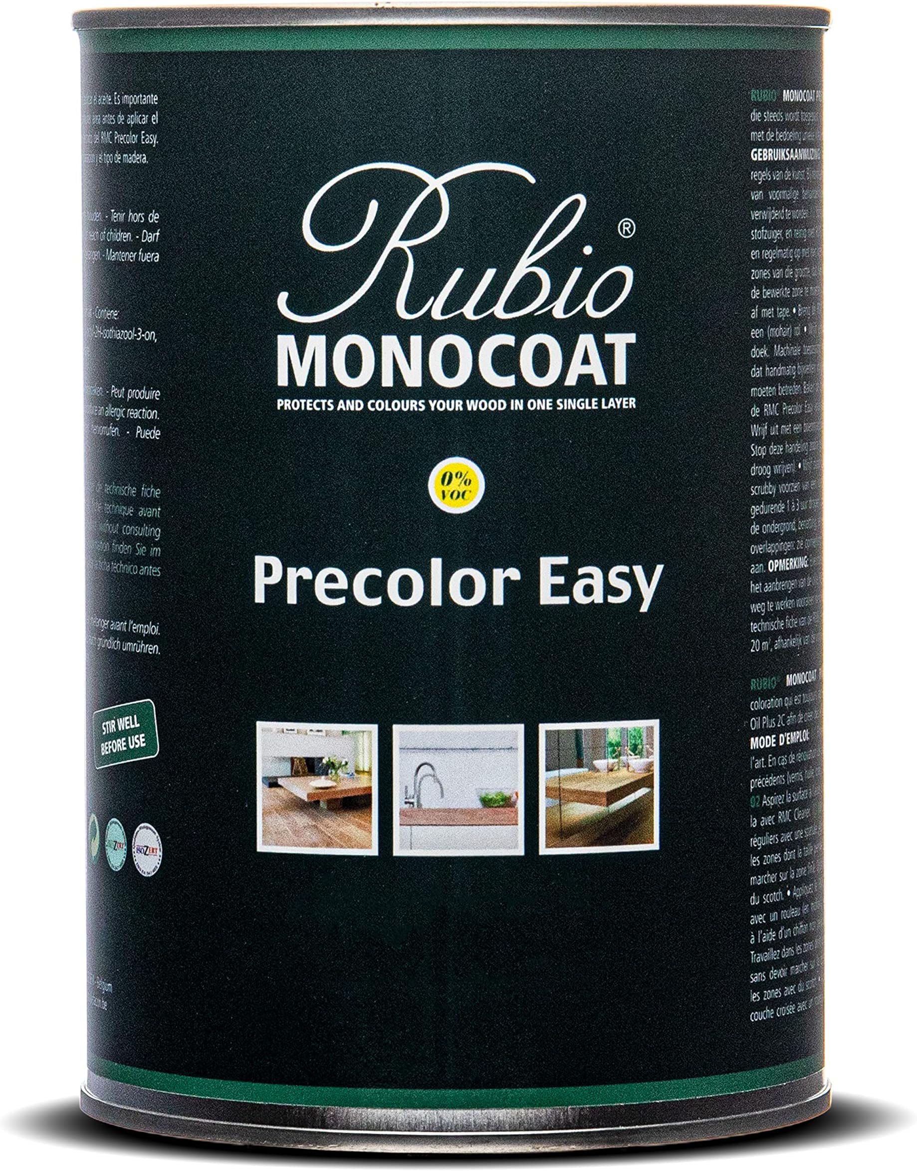 Wood Stain Pre-Color Easy Nordic White 1 Liter
