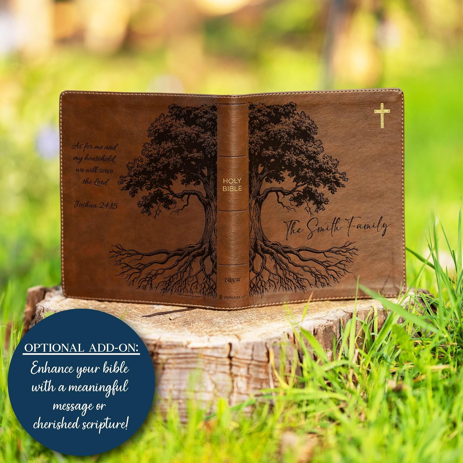 Farm and Posh NIV Journaling Bible with Tree (Tree on Side)