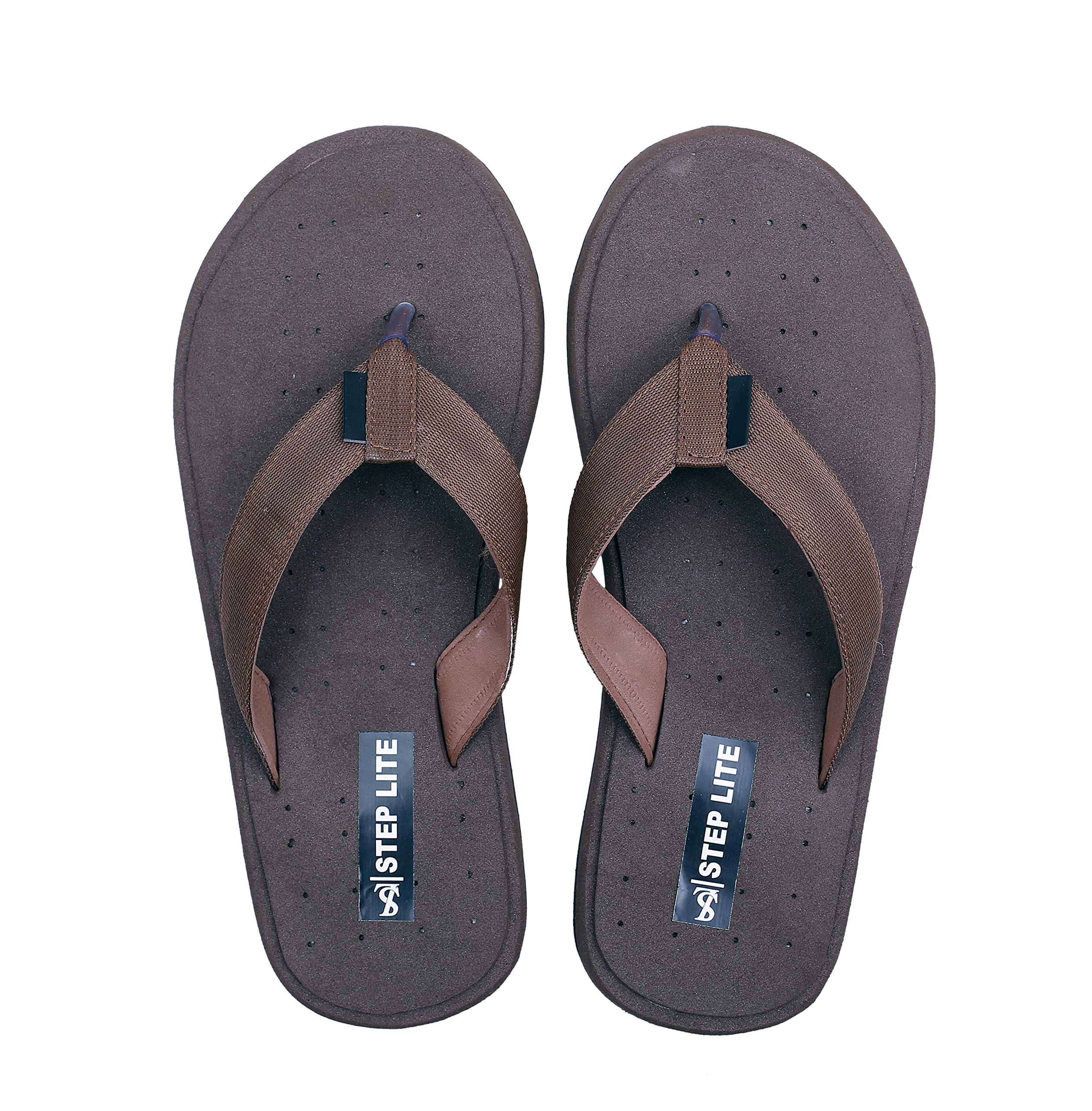 STEP LITE Brown Extra Soft Flip Flop for Indoor Outdoor Fashionable Slippers for Men-11UK (B0B6JC6Z7C) Amazon Price History, Amazon Price Tracker