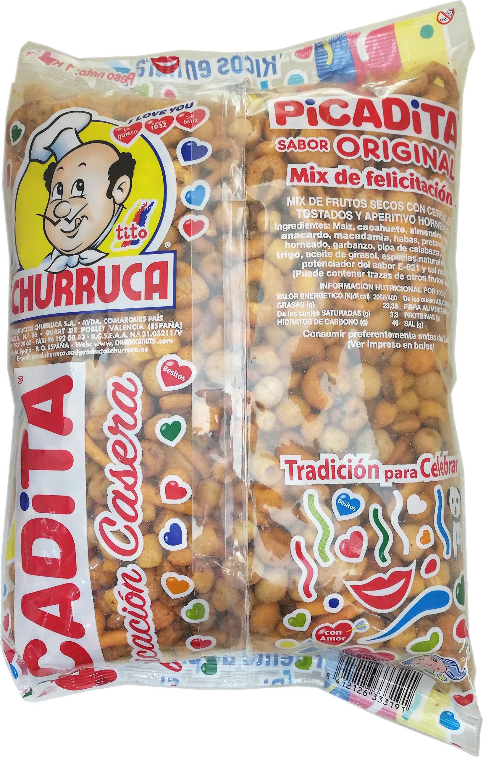 Churruca Original Picadita Cóctel de frutos secos 1 Kg