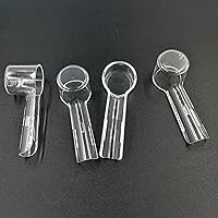Vista 2 de 4 unids para cepillo de dientes eléctrico Oral B Cabezales de cepillo de dientes cubierta protectora para Braun cepillo de dientes tapas soporte