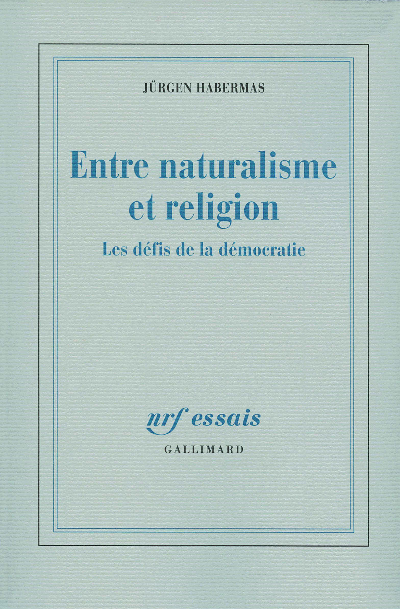 Entre naturalisme et religion: Les défis de la démocratie