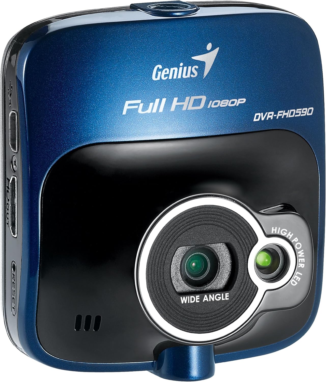 Genius DVR-FHD590 side view amb ports