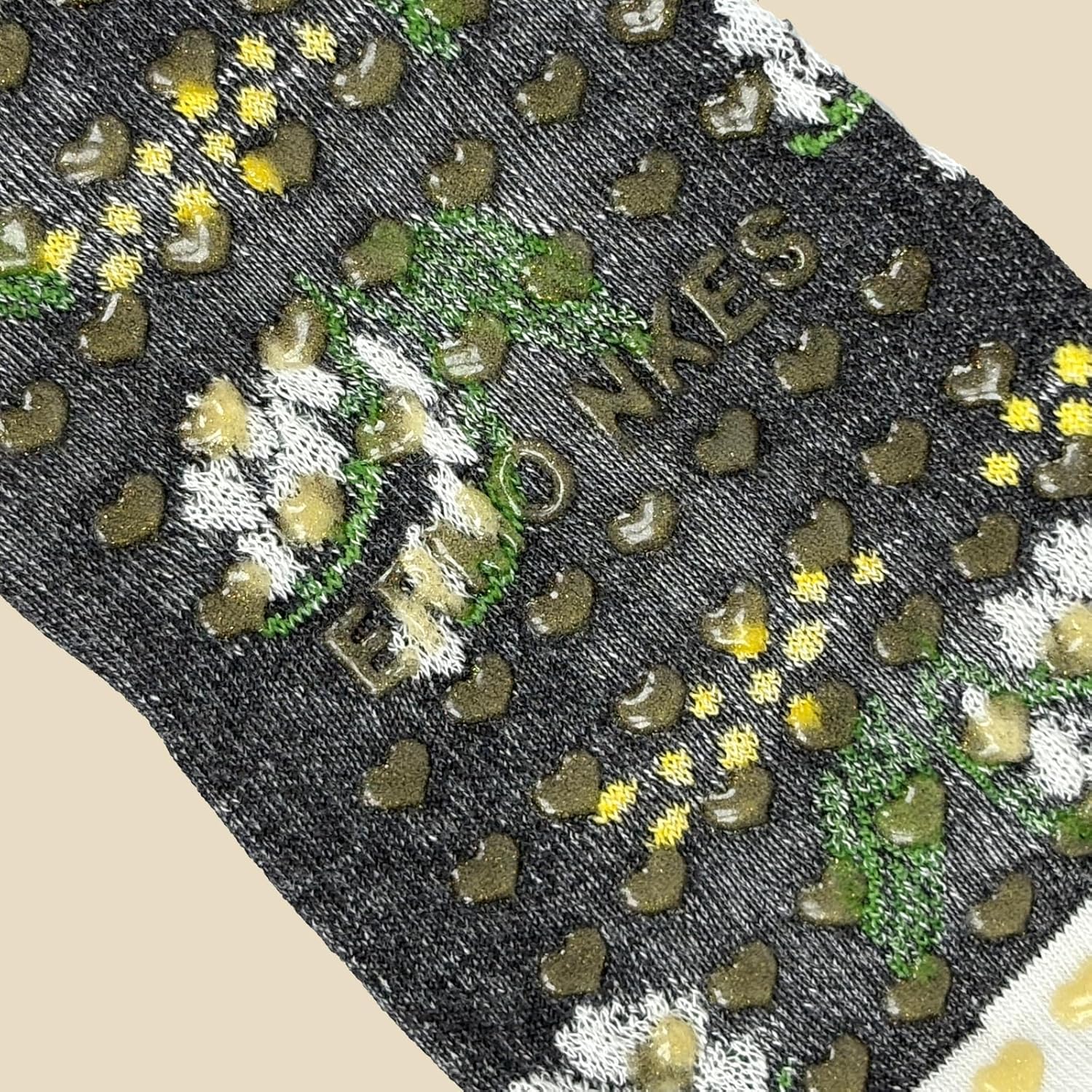 Cute Floral Jacquard Yoga Socks for Women – 3 Pairs Non Slip Grip Crew Socks for Pilates Barre & Daily Wear - Image 7