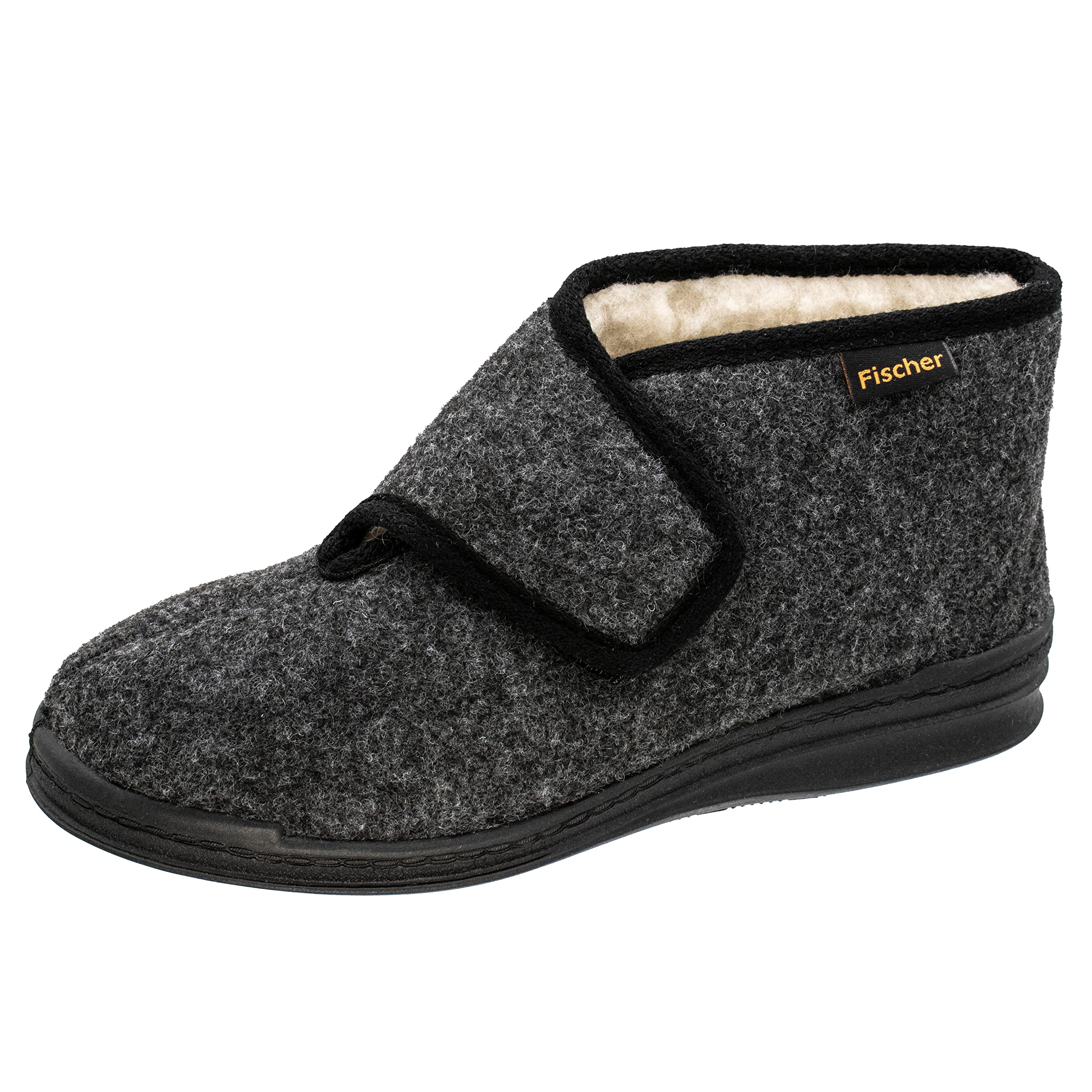 Fischer Markenschuh Unisex – Adulto, mujer, hombre, vendaje, pantuflas, forro cálido