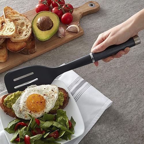 Miniatura 4 de KitchenAid Gourmet Turner ranurado de nailon talla única negro mate