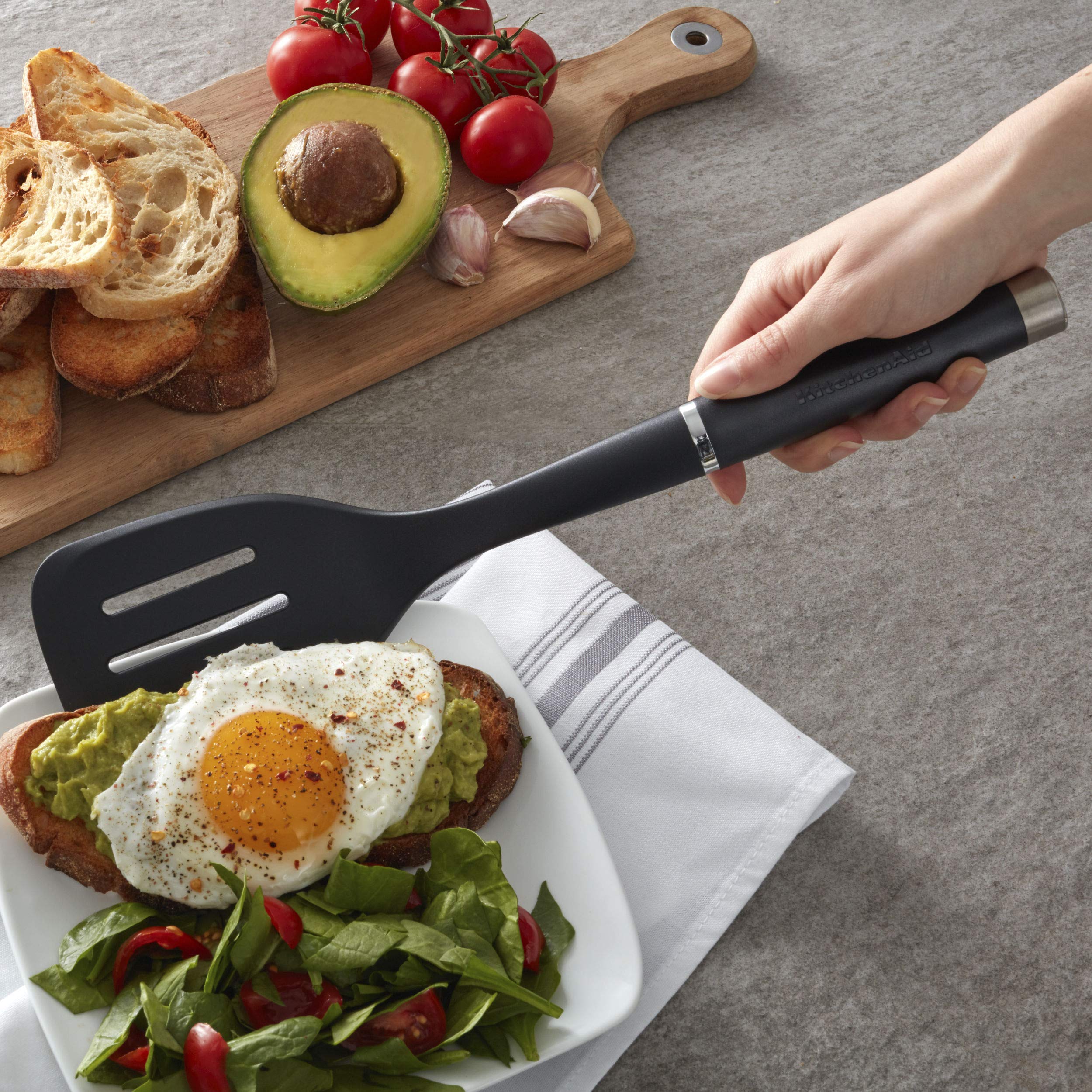 Amazon.com: KitchenAid Gourmet Nylon Slotted Turner, 13.65-Inch