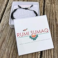 Vista 191 de Colorful Bracelet for Men and Women with Hematite Stones: Handmade Designer Adjustable Multistrand String Knotted Macrame Friendship Bracelet