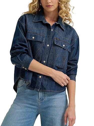 Wrangler Women's Women's Boxy Denim Shirt