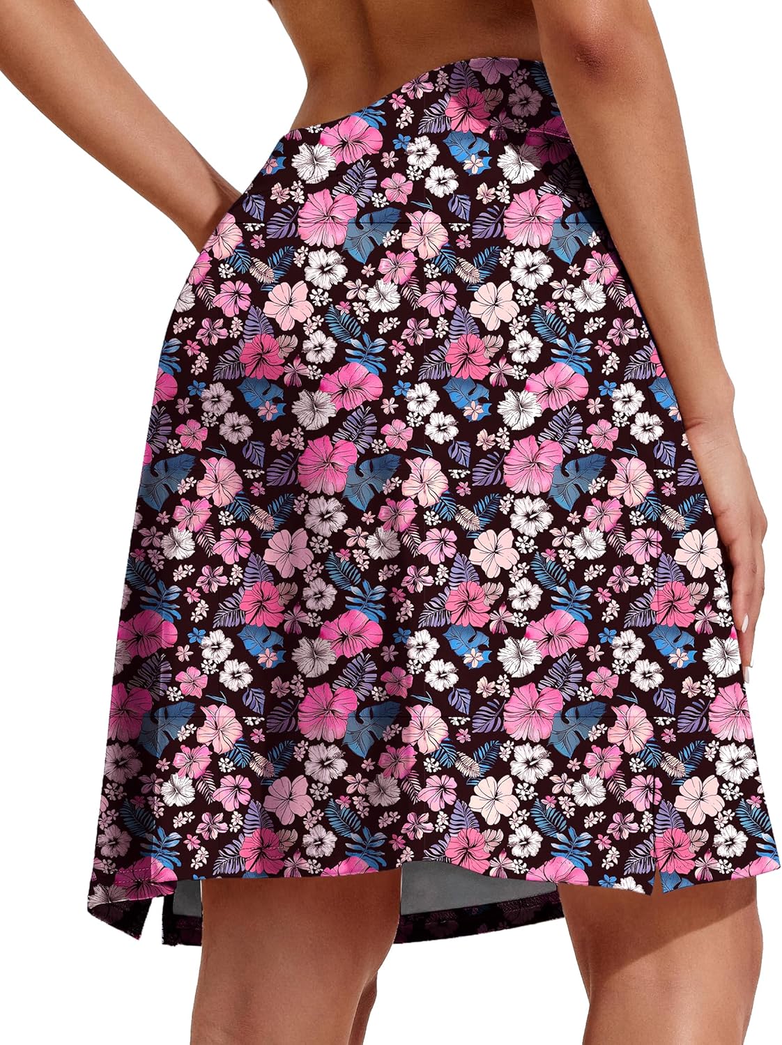 COOrun Women's 20" Knee Length Skorts Skirts Athletic Tennis Skorts Long Golf Skirt with Pockets Modest Skirts - Image 2