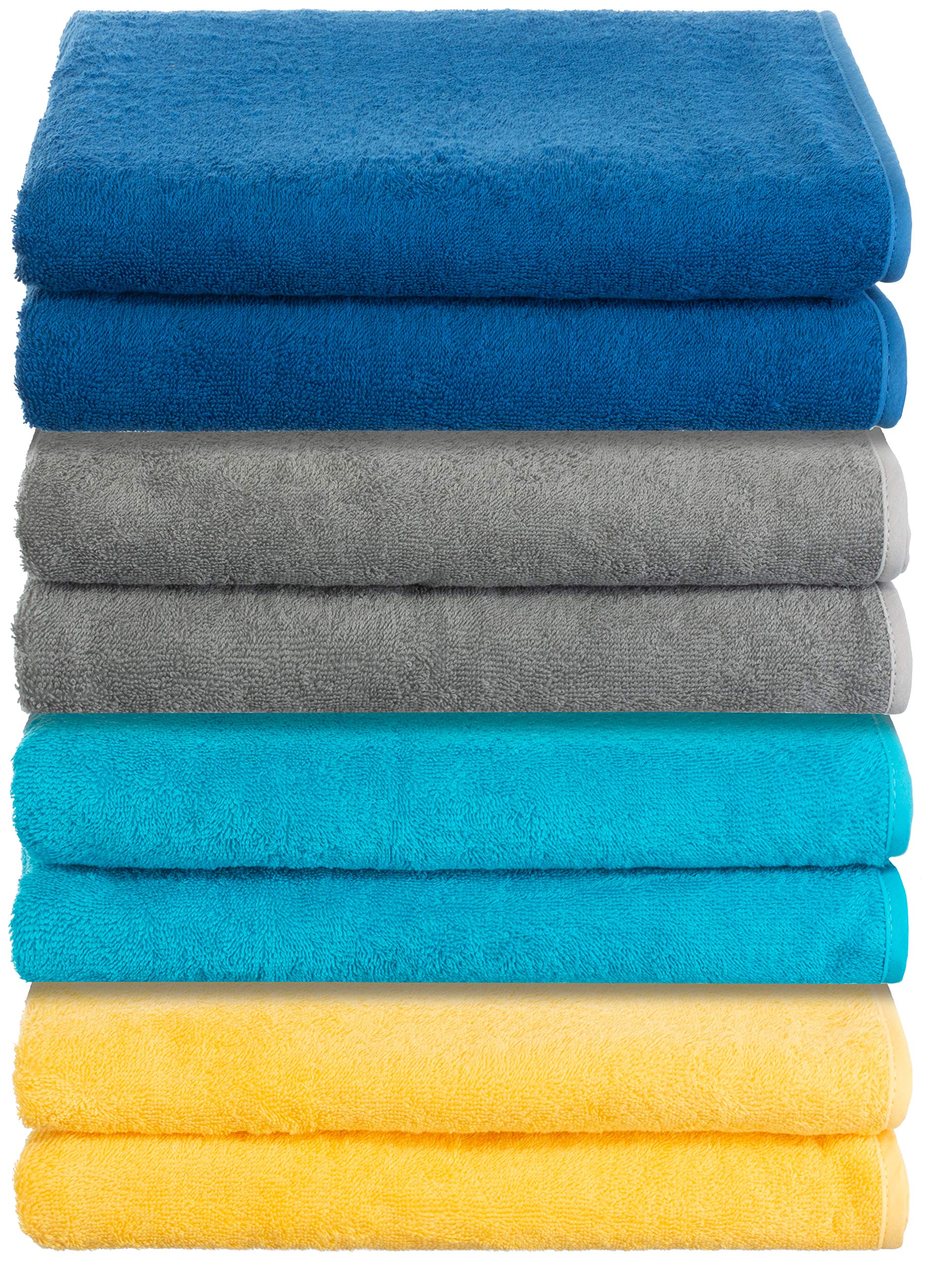 Brandsseller Couverture d'été en tissu éponge - 100 % coton - 150 x 200 cm - Turquoise