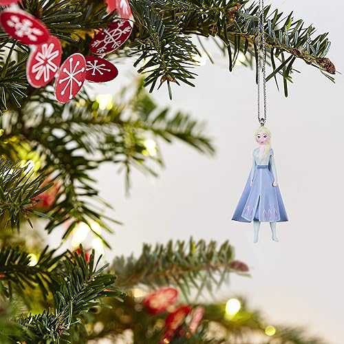 Miniatura 6 de Hallmark Adorno de Navidad de plástico de recuerdo 2020, Mini Disney Frozen 2 Elsa, 1.5 pulgadas