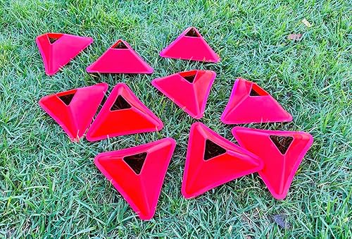 Miniatura 6 de Unicorn Co Premium Fútbol Fútbol Agilidad Plyometric Entrenamiento Triángulo Placa Conos 20pcs Neón,Negro -,Azul,Naranja,Verde,Rojo