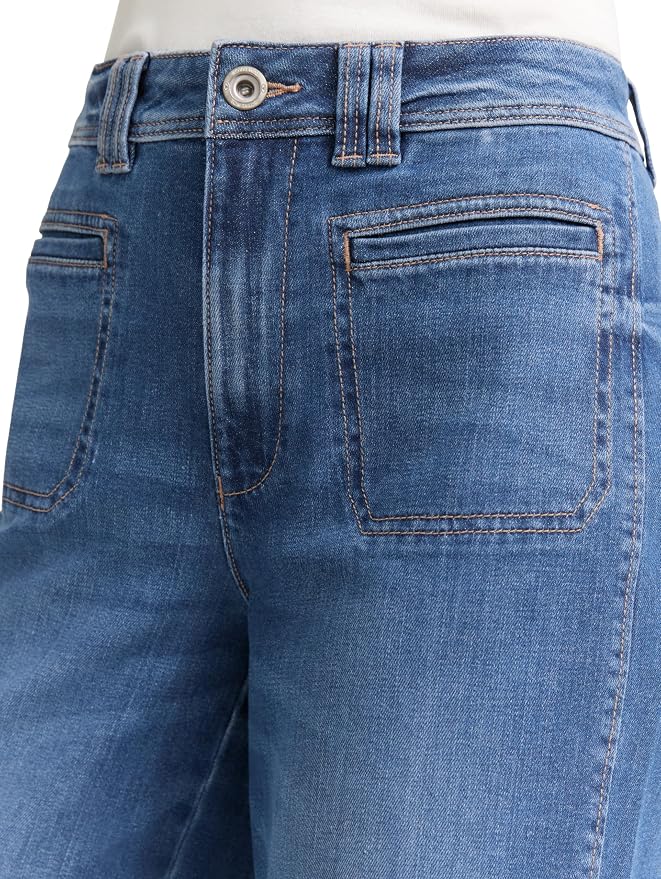 TOM TAILOR Jeans Femme 1047839 - Coupe Confortable & Moderne - Collection Durable BE PART - Taille Variable XS à 3XL
