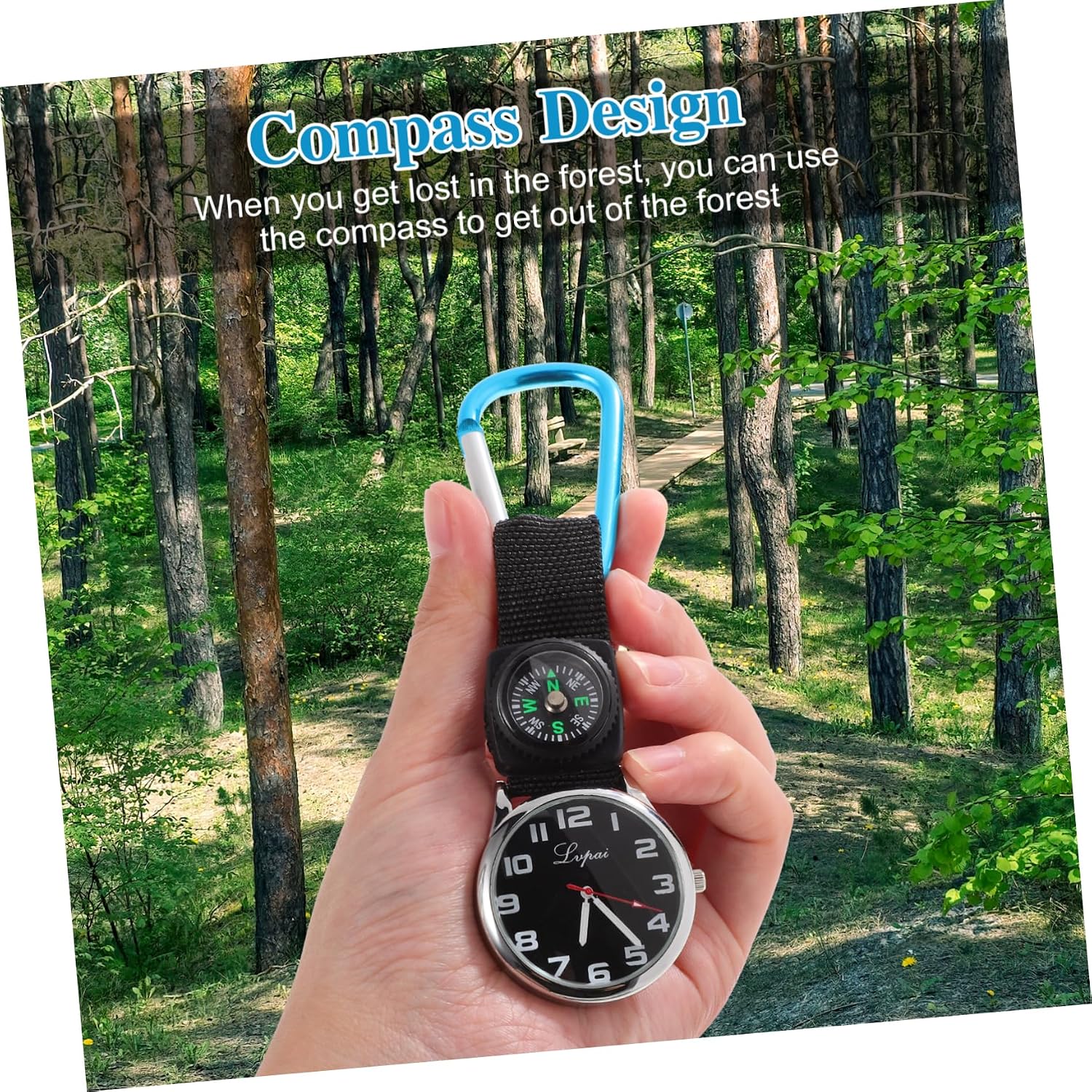 BESPORTBLE Sturdy Material Nurse Watch Mountaineering Compass Watch for Hospital Staff
