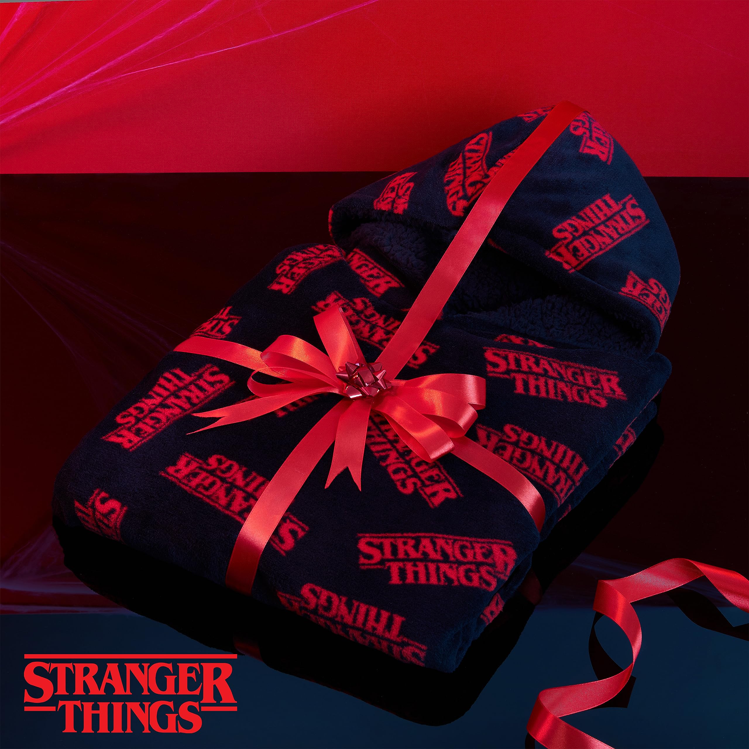 Stranger Things Sudadera Manta con Capucha Hombre, Mujer, Sudadera Oversize Adultos Adolescentes, Poncho Polar para Casa