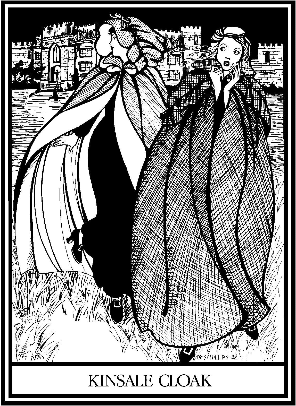 Folkwear Kinsale Cloak #207 Ladies Irish Ireland Cloaks Capes Sewing Pattern (Pattern Only)
