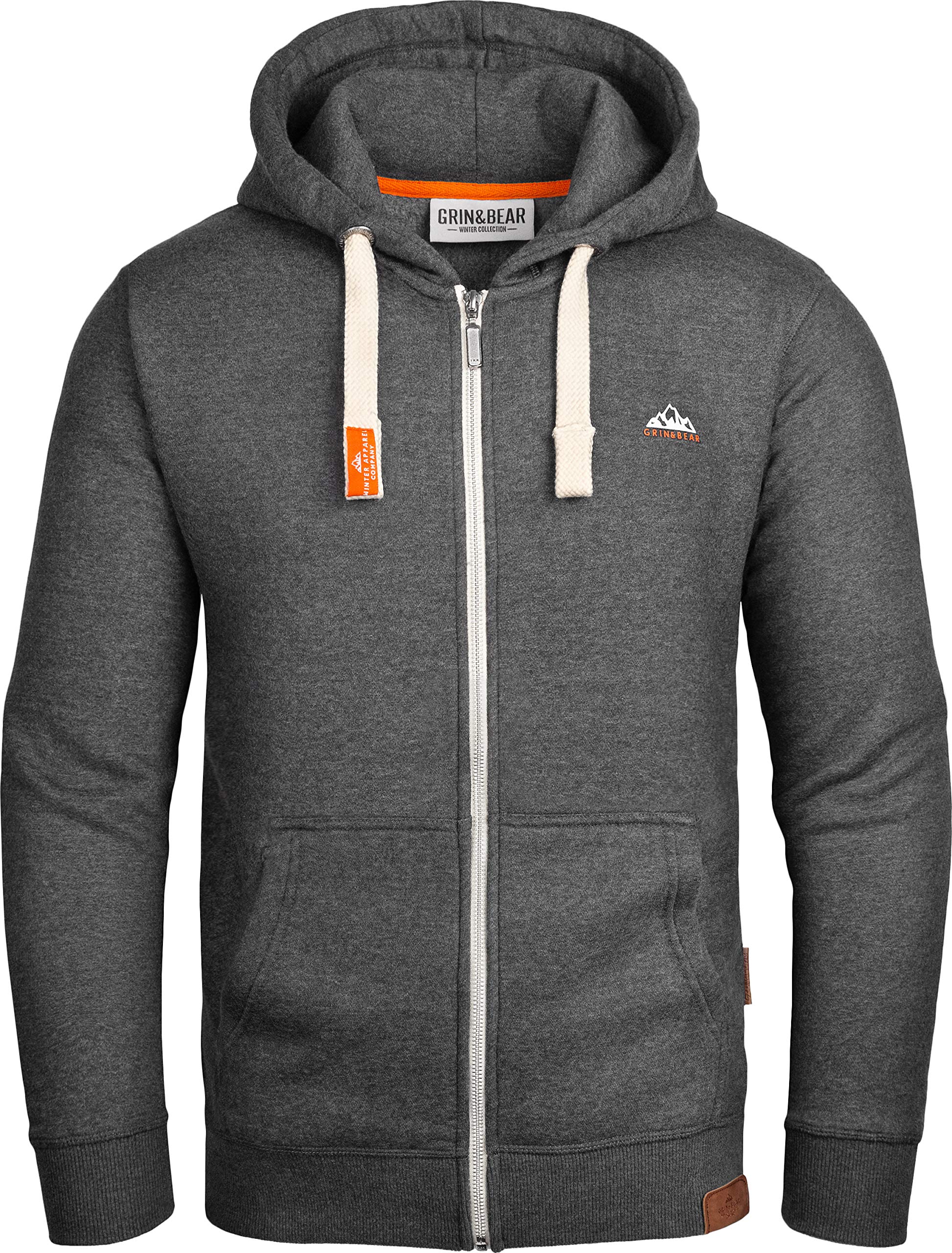 Grin&Bear | Uomo | Felpa con Cappucio Hoodie | GEC022