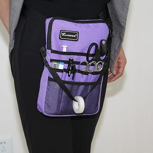 Vista 64 de Riñonera para enfermera con soporte para cinta, organizador de bolsillo para enfermeras para profesionales médicos, bolsa de cintura de enfermera