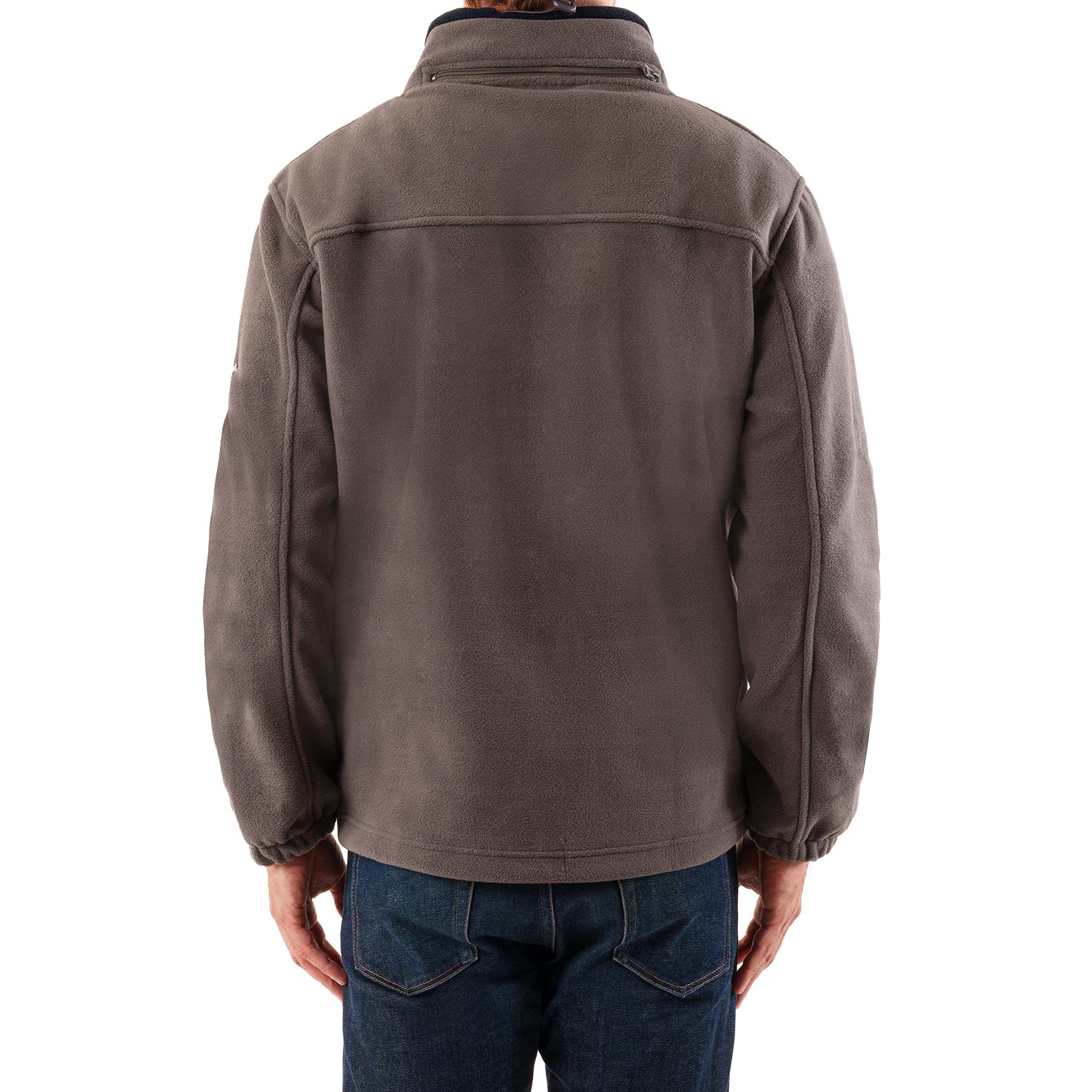 Geographical Norway - Calda giacca da uomo in pile invernale/mezza stagione grigio scuro XXL
