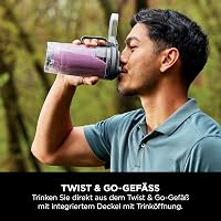 Ninja Blast Max BC251EUGY Hordozható Turmixgép 570ml Töltöthető Szürke 9