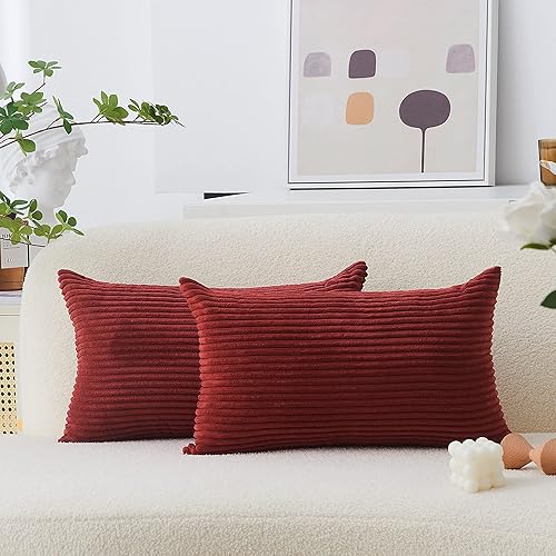 Miniatura 58 de Home Brilliant Fundas de Almohada Decorativas Blancas de 16x16, Juego de 2, Fundas de Almohada Decorativas de Acento, Funda de Almohada para Blanco