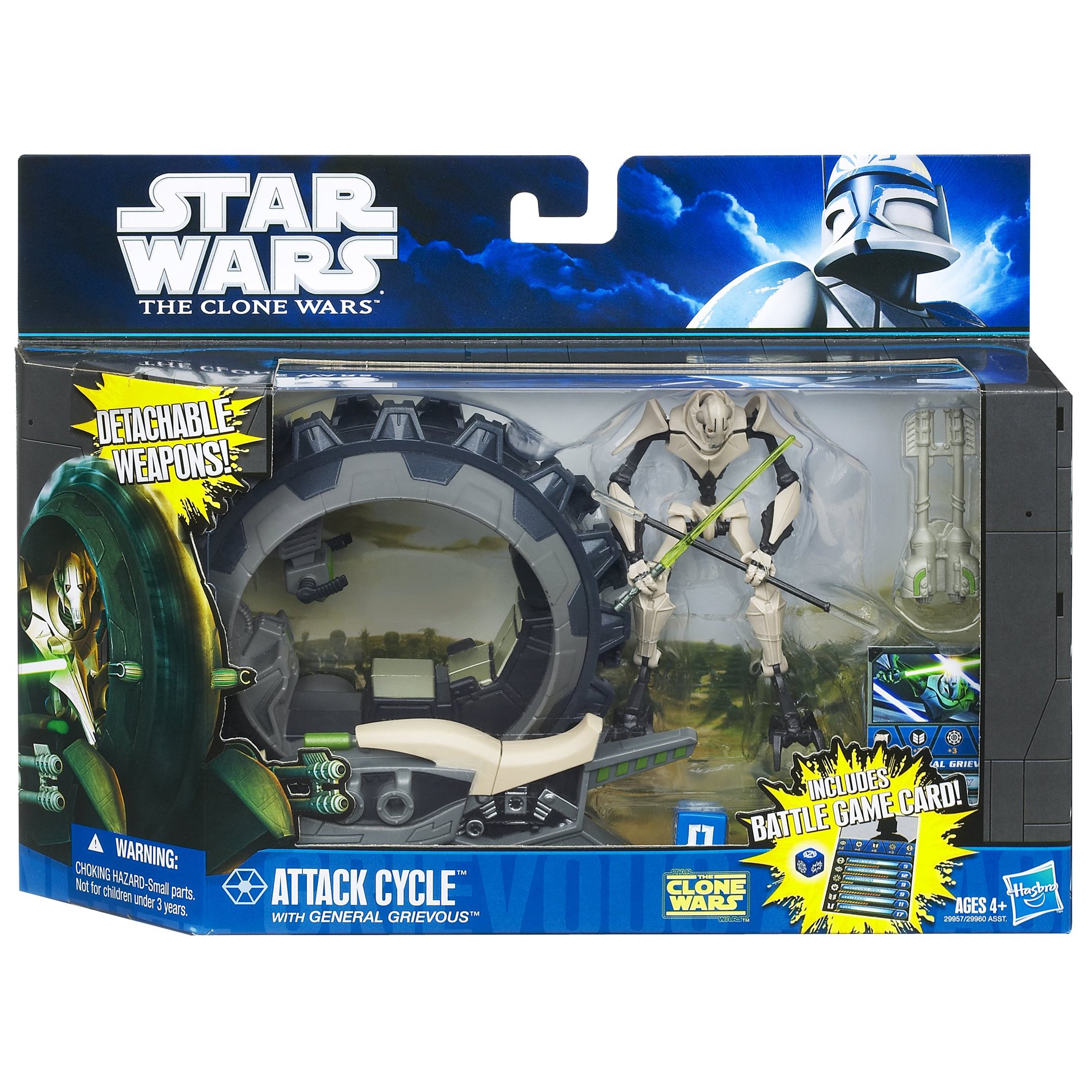 Star Wars Clone Wars Fleet Class Attack Cycle With General