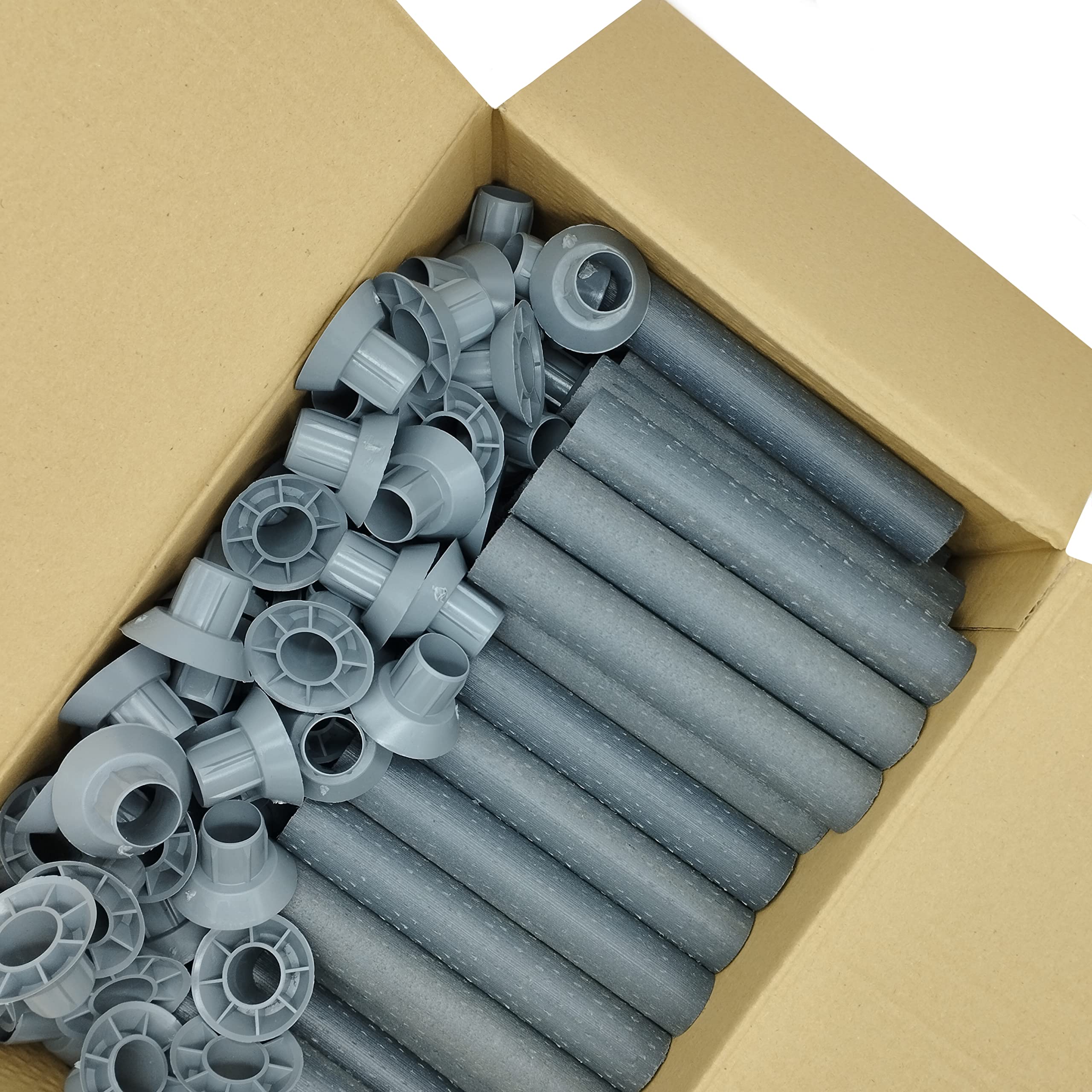 Schalungs-Abstandhalter für 24 cm Wandstärke, 50 Stück, ermöglichen gleichmäßiges Arbeiten beim Betonieren, einfache Anwendung, stabiles und robustes Material