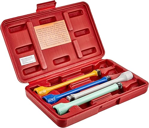 Kit de extensión automática de 5 piezas con estuche, kit de extensión de par de transmisión de 12 pulgada (LT1460) Extensiones C, E, F, I y Q