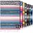 Hydration Nation Authentic Large Handwoven Mexican Striped Throw Blanket - Soft, Durable, Eco-Friendly - 70x50 - Cotton Candy