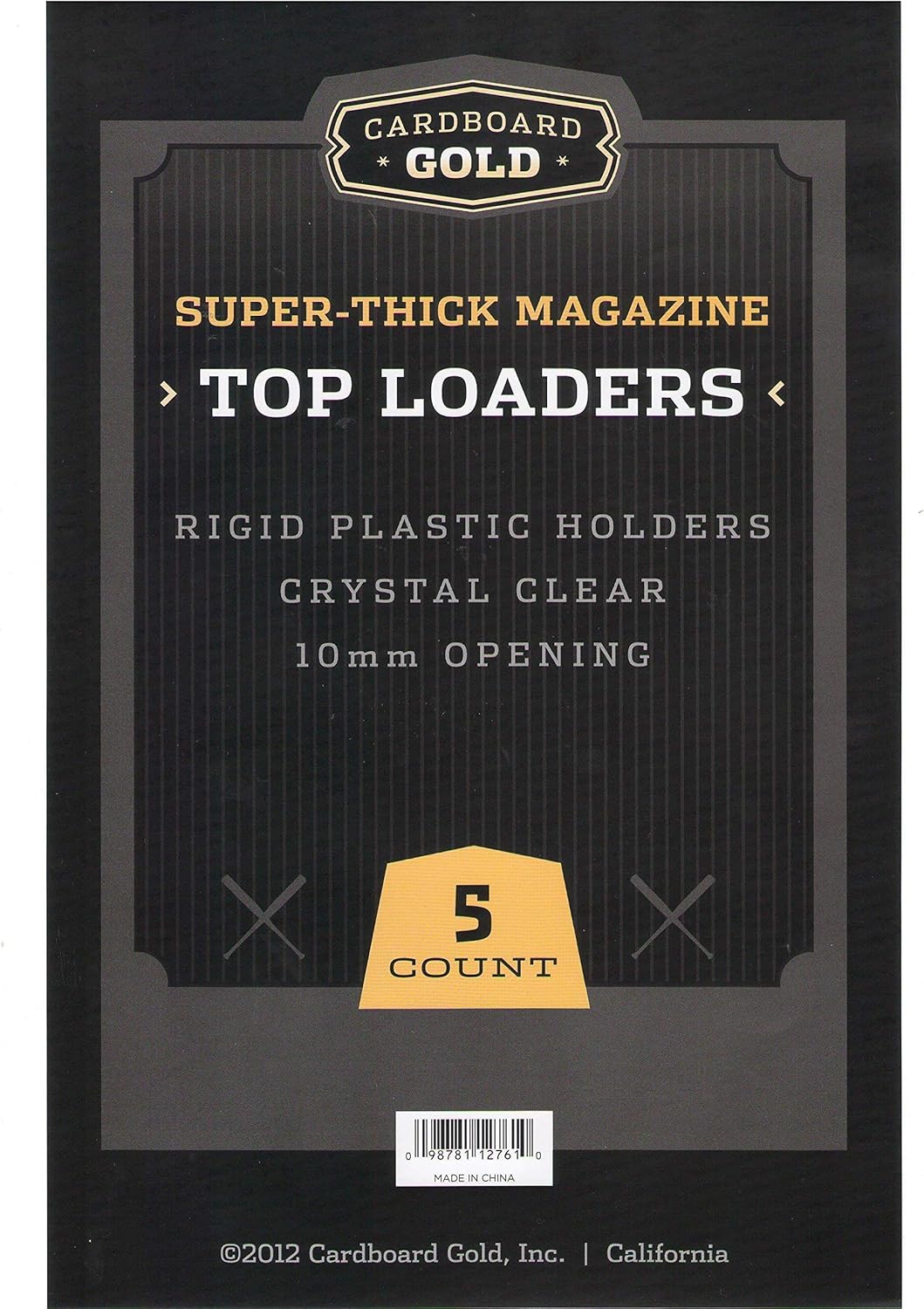 1 Full CASE Cardboard Gold Super Thick Magazine Top