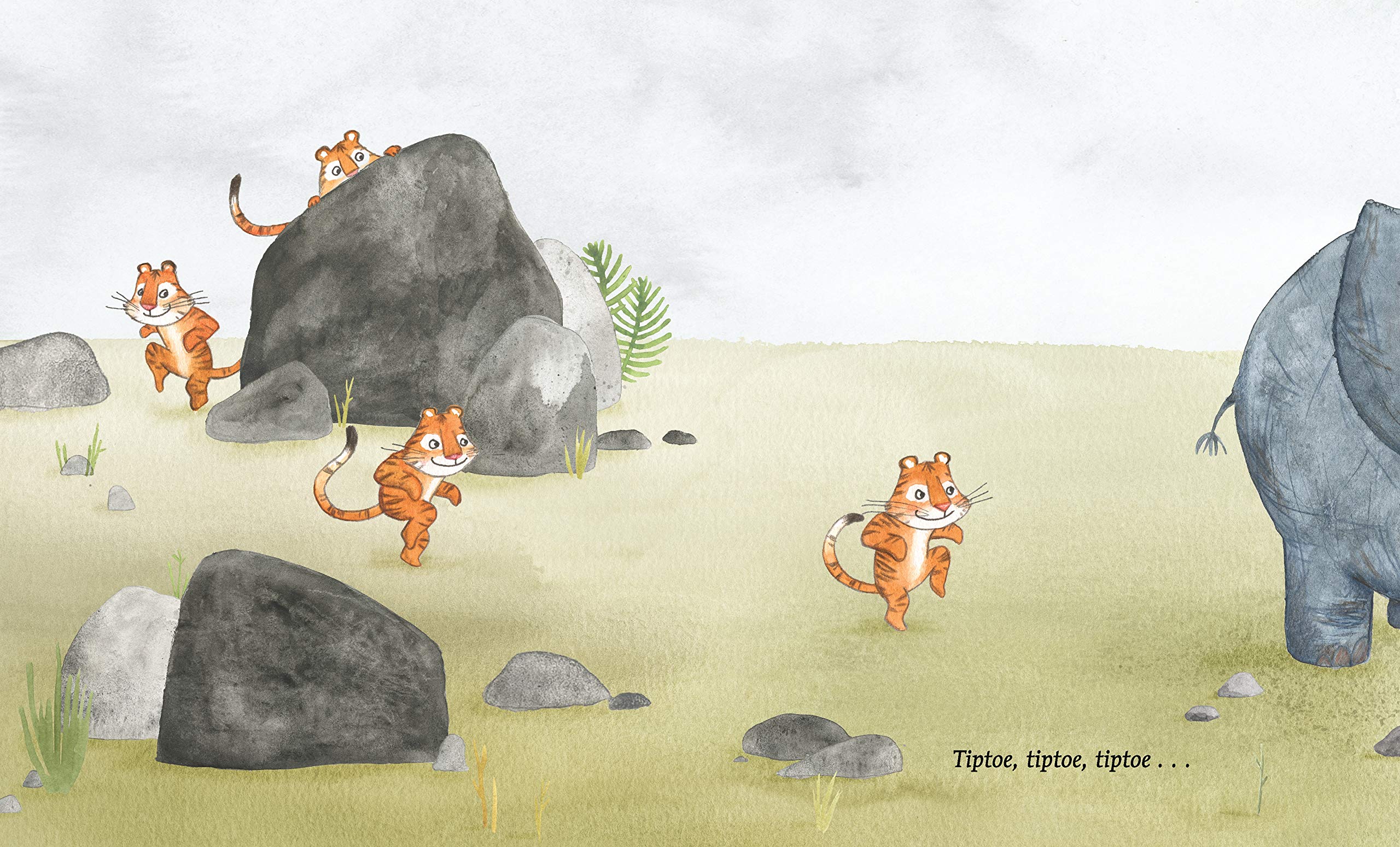The Tiptoeing Tiger