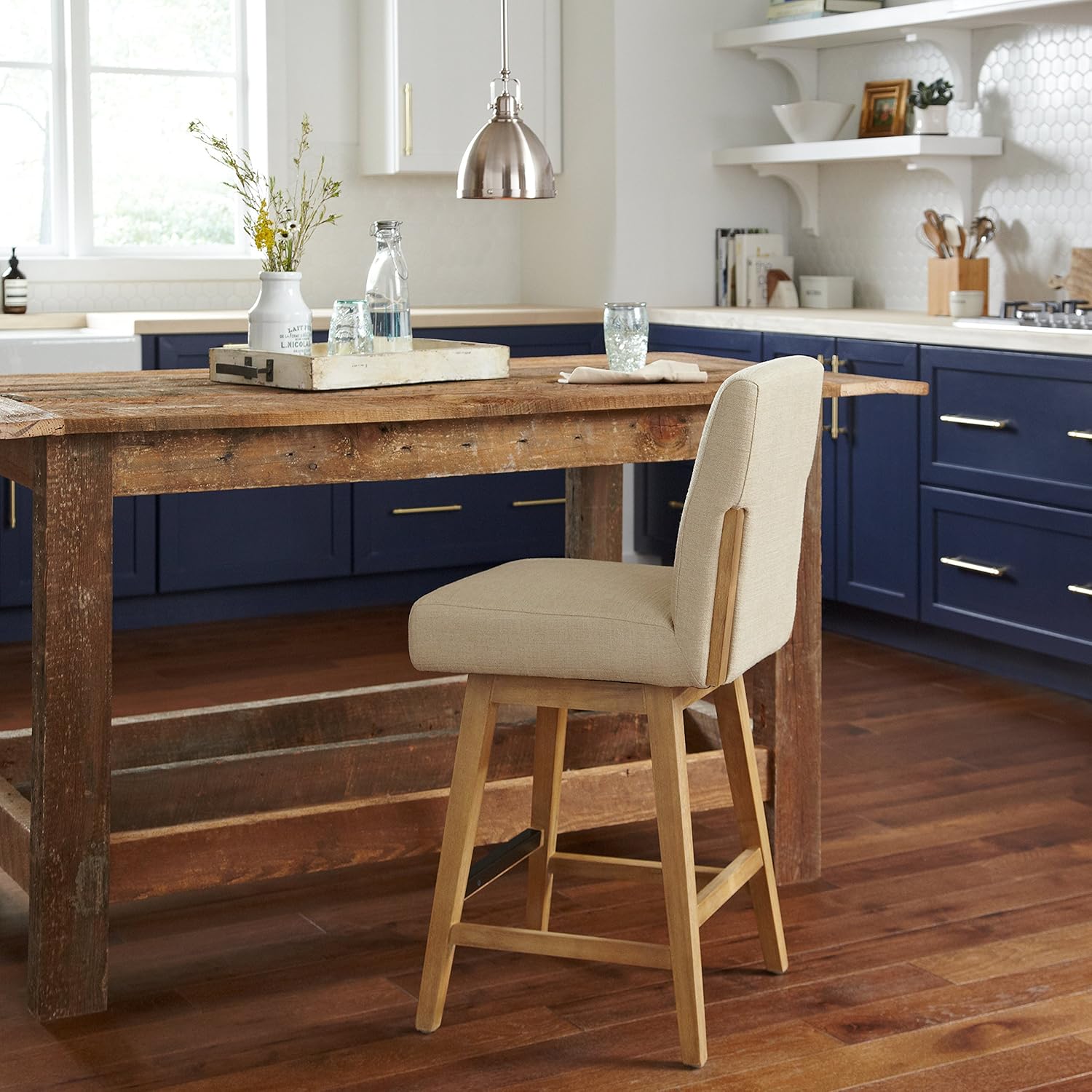 Uр Tо 40% оƒƒ Amazon Brand – Stone & Beam Industrial Hood Pendant Light Chandelier - 8 Inch Shade, 13 - 61 Inch Cord, Brushed Nickel