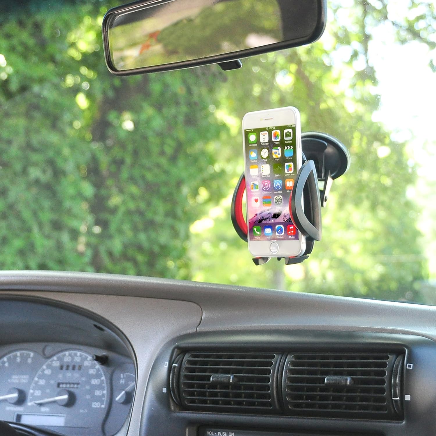 Cell Phone holder for Car Windshield with Strong Suction and 360